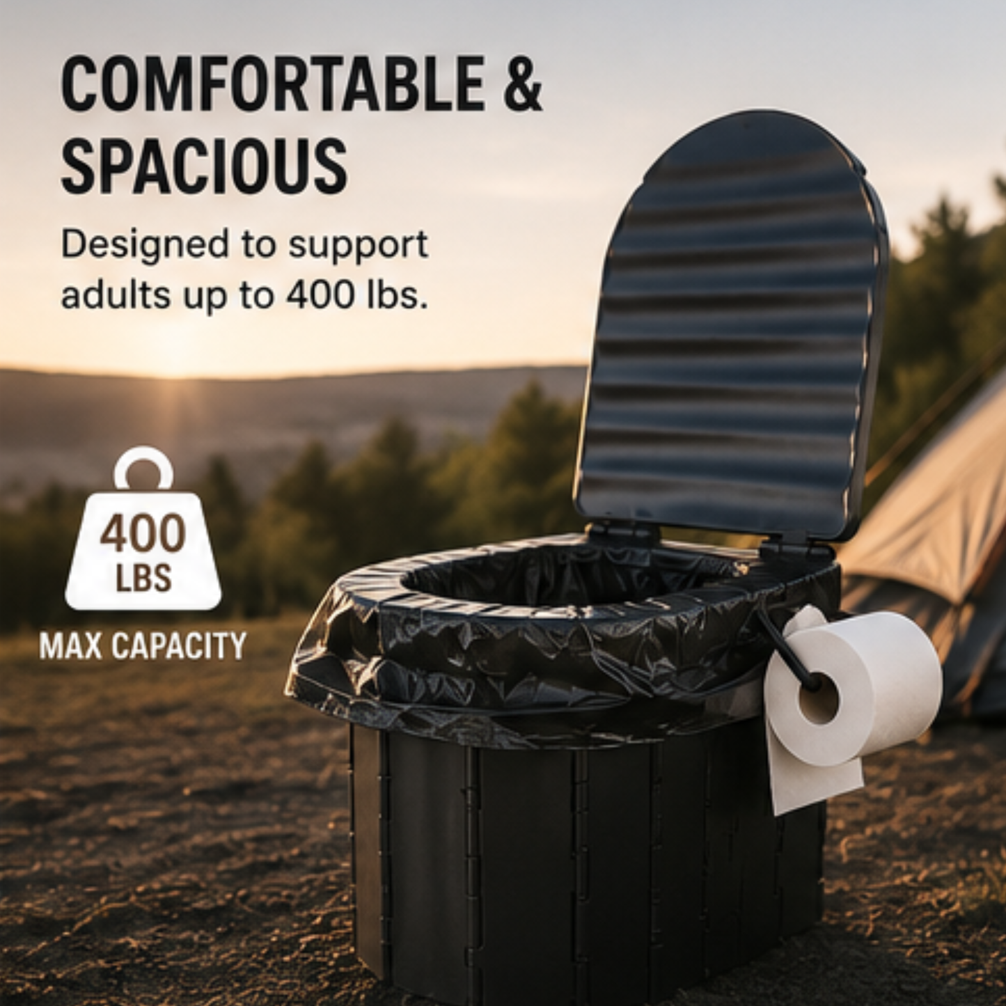 Road Relief™ Portable Toilet